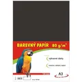 papier do edukacji artystycznej A3/100/80g czarny
